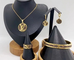 Stainless steel jewelry necklace earring Bracelet ring Wholesale