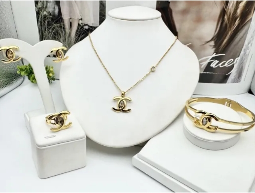 Stainless steel jewelry necklace earring Bracelet ring Wholesale