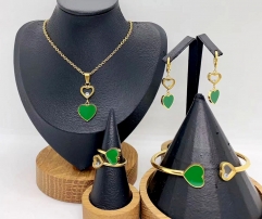 Stainless steel jewelry necklace earring Bracelet ring Wholesale