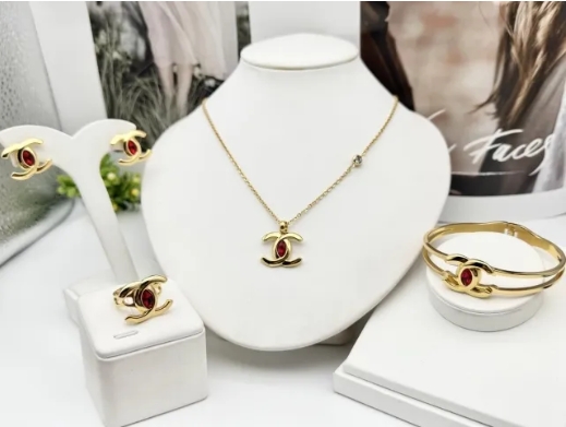 Stainless steel jewelry necklace earring Bracelet ring Wholesale