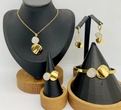 Stainless steel jewelry necklace earring Bracelet ring Wholesale