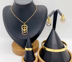 Stainless steel jewelry necklace earring Bracelet ring Wholesale