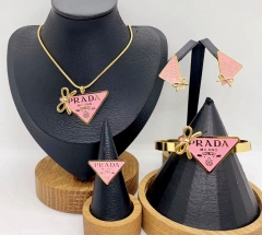 Stainless steel jewelry necklace earring Bracelet ring Wholesale