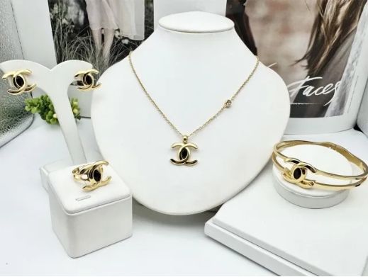 Stainless steel jewelry necklace earring Bracelet ring Wholesale
