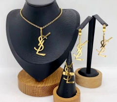 Stainless steel jewelry necklace earring Bracelet ring Wholesale