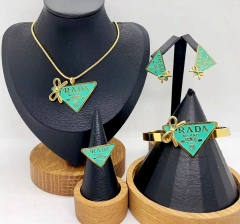 Stainless steel jewelry necklace earring Bracelet ring Wholesale