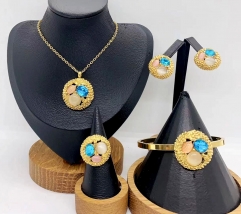 Stainless steel jewelry necklace earring Bracelet ring Wholesale
