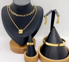 Stainless steel jewelry necklace earring Bracelet ring Wholesale