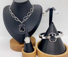Stainless steel jewelry necklace earring Bracelet ring Wholesale