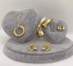 Stainless steel jewelry necklace earring Bracelet ring Wholesale