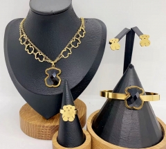 Stainless steel jewelry necklace earring Bracelet ring Wholesale