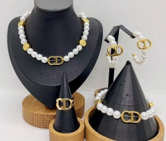 Stainless steel jewelry necklace earring Bracelet ring Wholesale