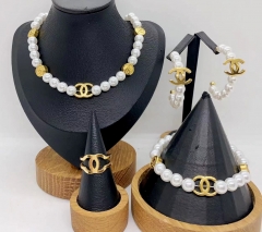 Stainless steel jewelry necklace earring Bracelet ring Wholesale