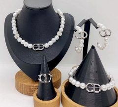 Stainless steel jewelry necklace earring Bracelet ring Wholesale