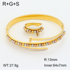 Stainless steel jewelry women bracelet ring wholesale