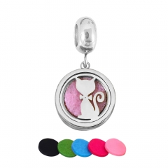 Stainless steel jewelry Pandor a accessories Perfume pendant wholesale