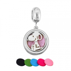 Stainless steel jewelry Pandor a accessories Perfume pendant wholesale