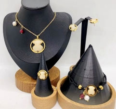 Stainless steel jewelry necklace earring Bracelet ring Wholesale
