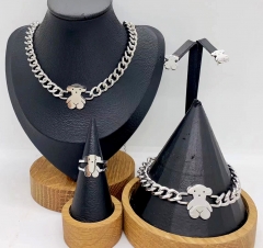 Stainless steel jewelry necklace earring Bracelet ring Wholesale