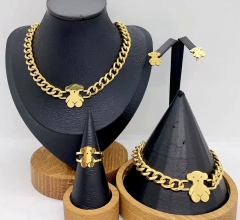Stainless steel jewelry necklace earring Bracelet ring Wholesale