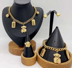 Stainless steel jewelry necklace earring Bracelet ring Wholesale