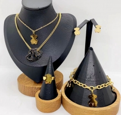 Stainless steel jewelry necklace earring Bracelet ring Wholesale