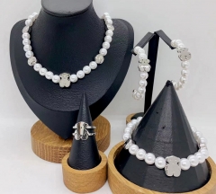 Stainless steel jewelry necklace earring Bracelet ring Wholesale