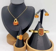 Stainless steel jewelry necklace earring Bracelet ring Wholesale