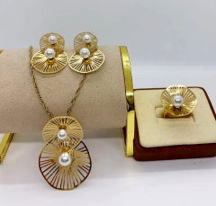 Stainless steel jewelry necklace earring ring Wholesale