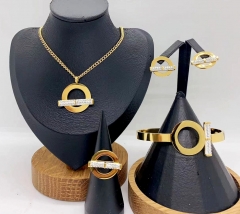 Stainless steel jewelry necklace earring Bracelet ring Wholesale