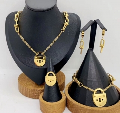 Stainless steel jewelry necklace earring bracelet ring Wholesale