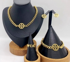 Stainless steel jewelry necklace earring bracelet ring Wholesale