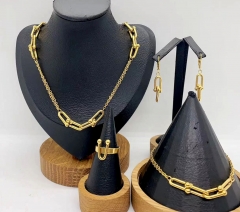 Stainless steel jewelry necklace earring Bracelet ring Wholesale