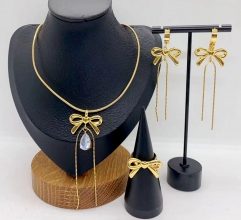 Stainless steel jewelry necklace earring ring Wholesale