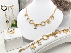 Stainless steel jewelry necklace earring bracelet ring Wholesale