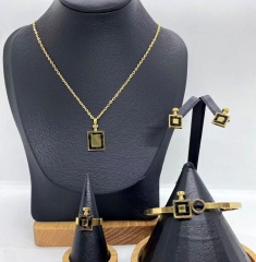 Stainless steel jewelry necklace earring bracelet ring Wholesale