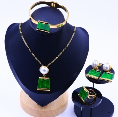 Stainless steel jewelry necklace earring bracelet ring Wholesale