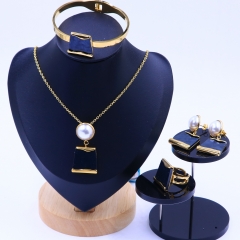 Stainless steel jewelry necklace earring bracelet ring Wholesale