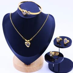 Stainless steel jewelry necklace earring bracelet ring Wholesale