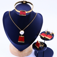 Stainless steel jewelry necklace earring bracelet ring Wholesale