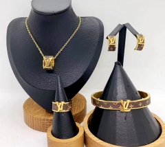 Stainless steel jewelry necklace earring bracelet ring Wholesale