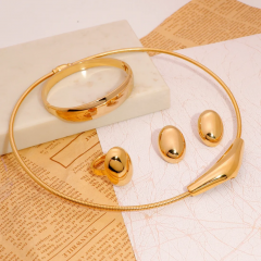 Stainless steel jewelry necklace earring bracelet ring Wholesale