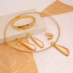 Stainless steel jewelry necklace earring bracelet ring Wholesale