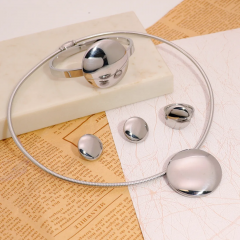 Stainless steel jewelry necklace earring bracelet ring Wholesale