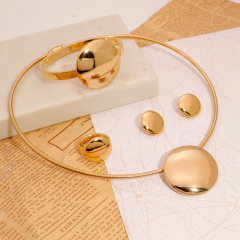 Stainless steel jewelry necklace earring bracelet ring Wholesale