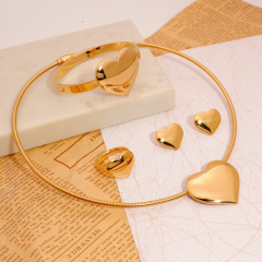 Stainless steel jewelry necklace earring bracelet ring Wholesale