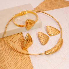Stainless steel jewelry necklace earring bracelet ring Wholesale