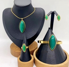 Stainless steel jewelry necklace earring bracelet ring Wholesale
