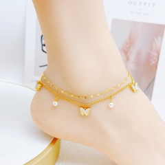 Stainless steel jewelry anklet wholesale
