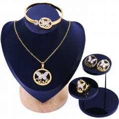 Stainless steel jewelry necklace earring bracelet ring Wholesale